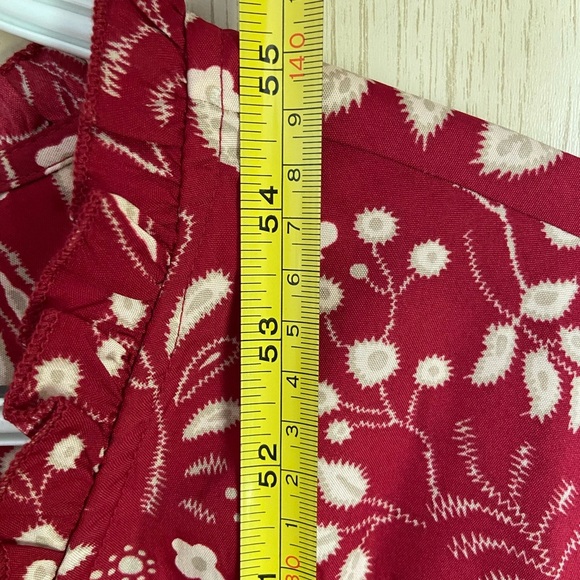 MASALA Burgundy Floral Bohemian Butterfly Sleeve Dress NWT Sz XL - Picture 11 of 13